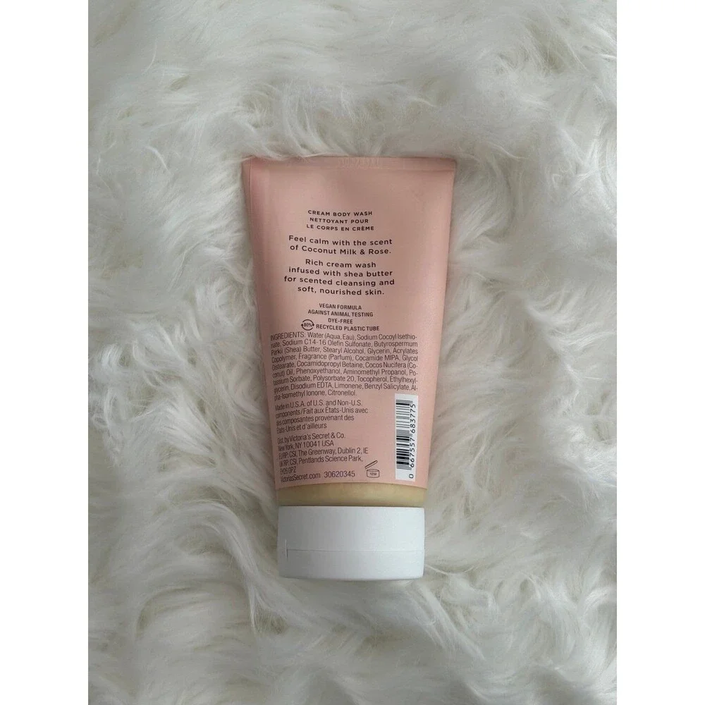 Victoria's Secret Coconut Milk & Rose Calm Cream Body Wash 8 Fl Oz